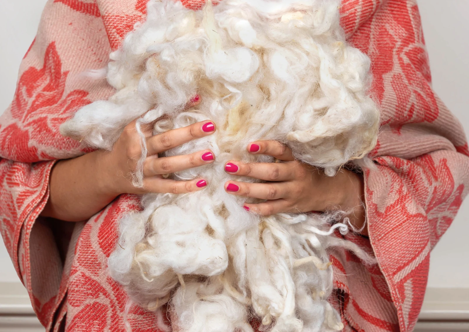 Campaign image for Waarde van wol; according to the museum, the blanket dates from around 1930.