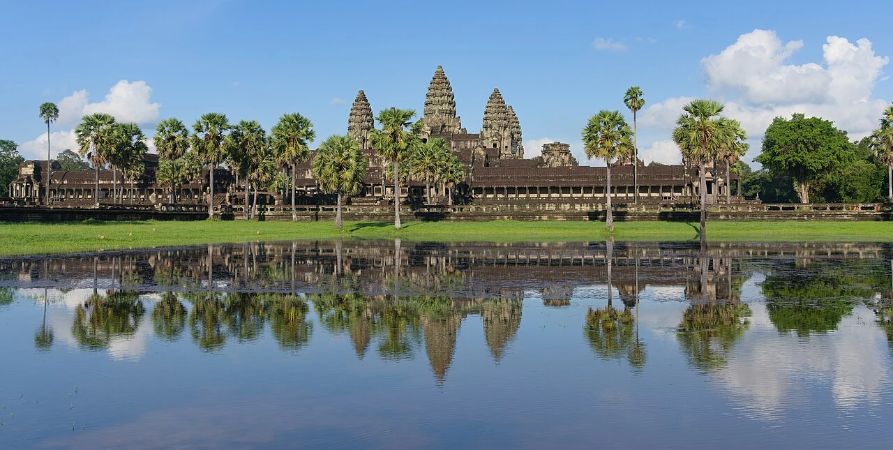 Angkor Wat in Cambodia in 2022; not an object from the Assen exhibition.