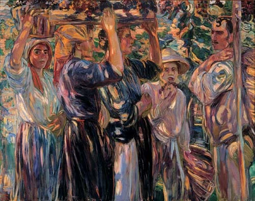 Dora Hitz, Weinernte, before 1911. Not confirmed as one of the works in Eelde.