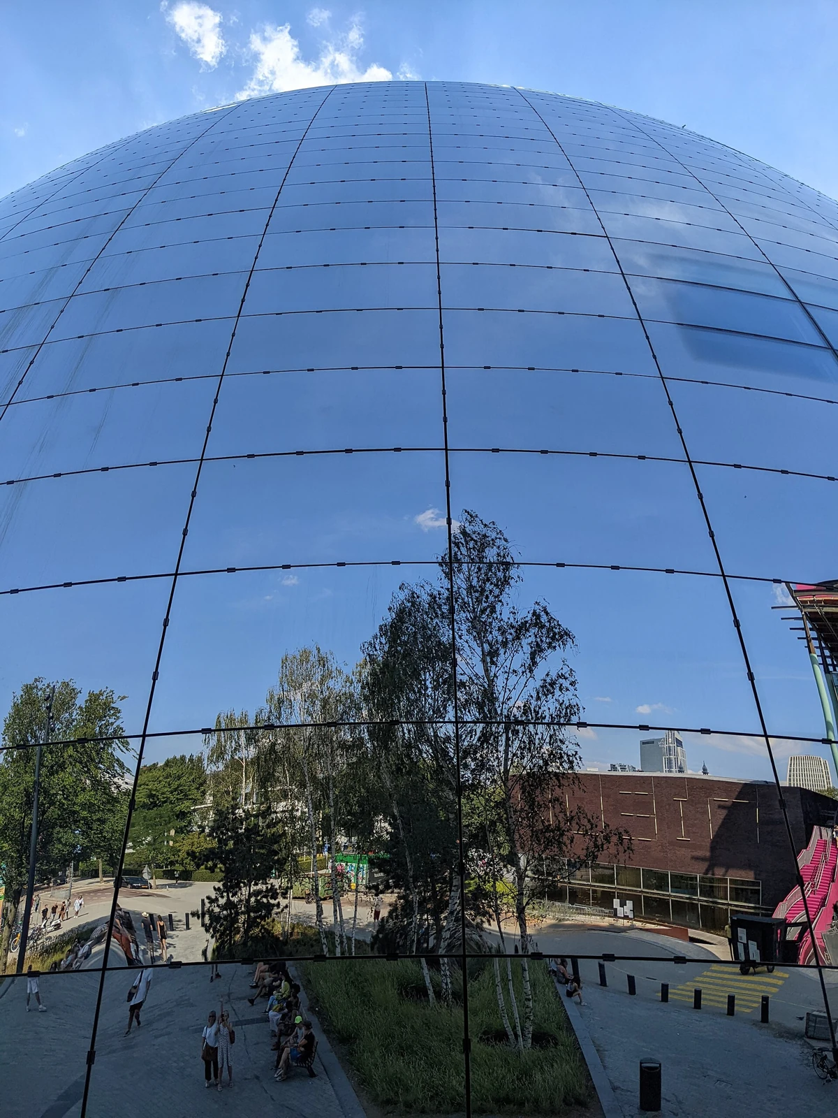 Exterior of the Depot Boijmans Van Beuningen in Rotterdam.