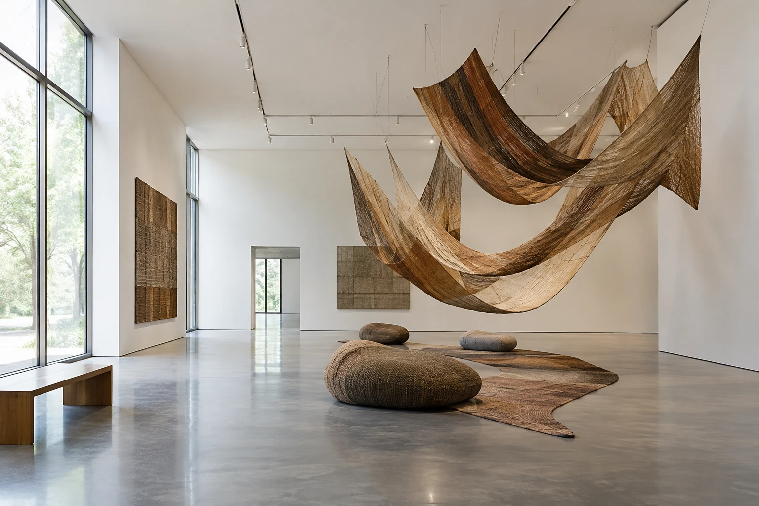AI image for illustration. Generic museum gallery; not an actual location or artwork.