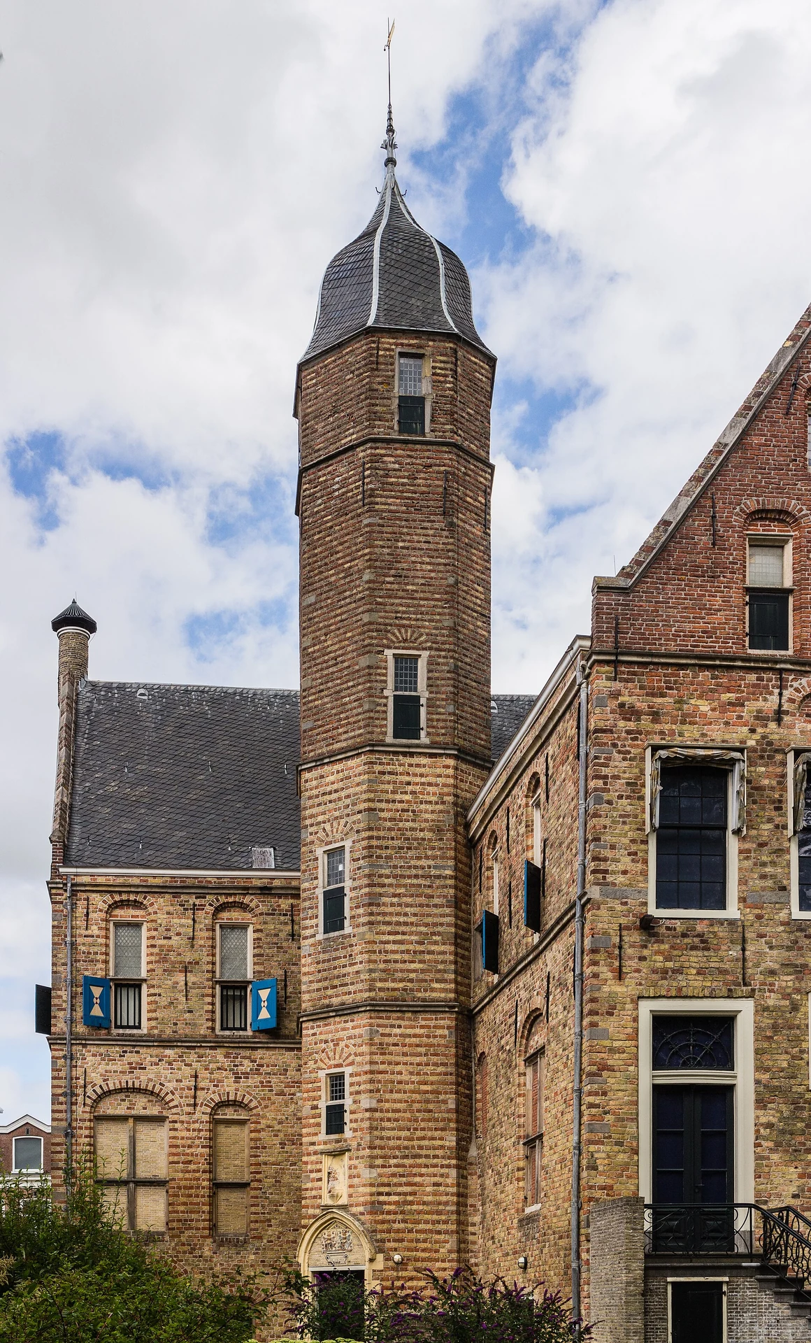 The rear of the Martenahuis in Franeker, photographed in 2021.