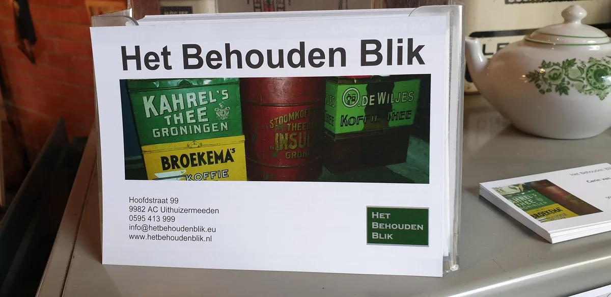 Informationstafel des Het Behouden Blik.