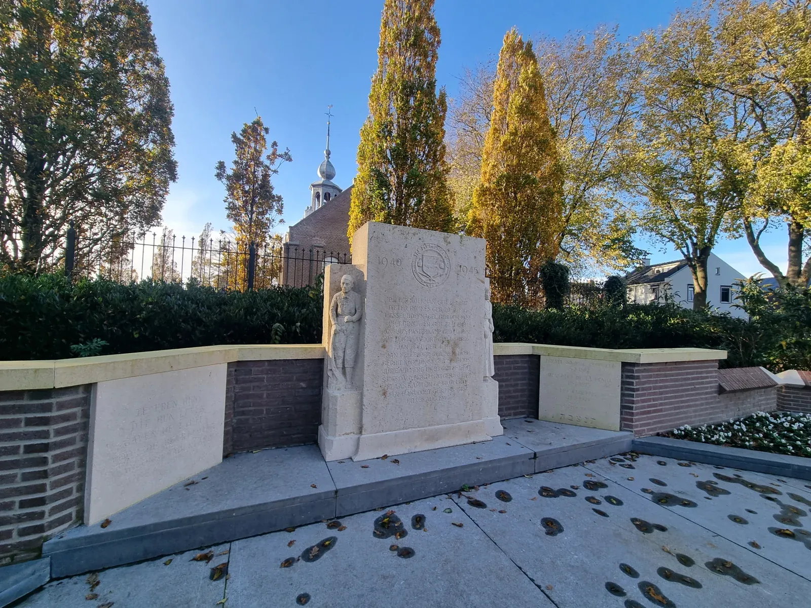 Het oorlogsmonument op Urk