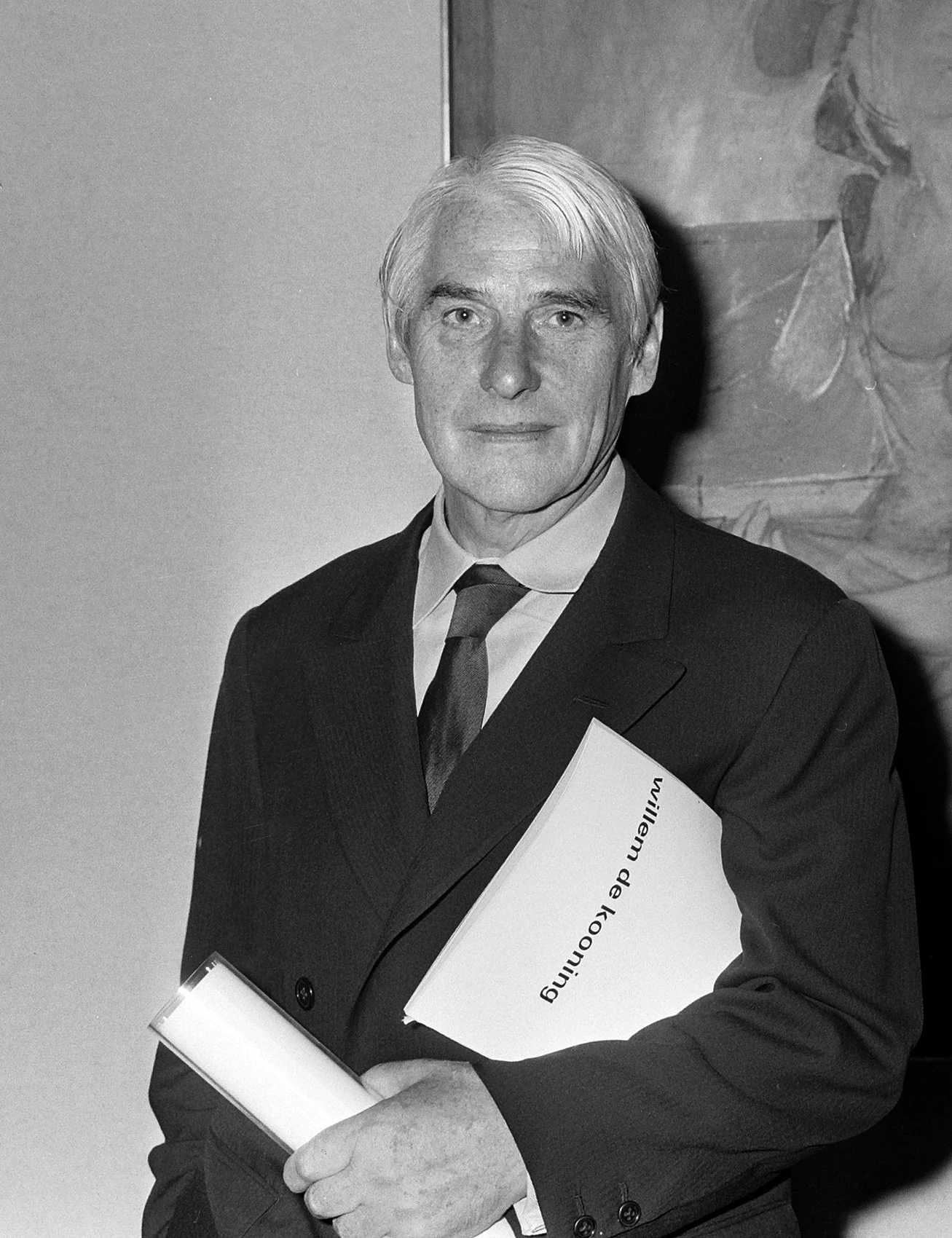 Willem de Kooning 1968 in Amsterdam; Archivfoto, keine Aufnahme der Ausstellung von 2026.