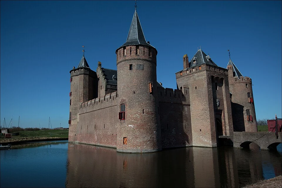 Muiderslot castle in Muiden. Archive photograph, March 2011, for illustration; not a view of the October 2026 activities.