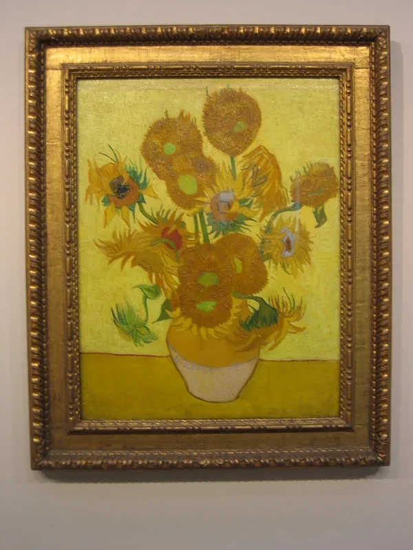 Van Goghs Sonnenblumen von 1889 im Van Gogh Museum.