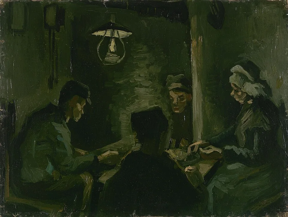 Van Goghs studie voor De aardappeleters