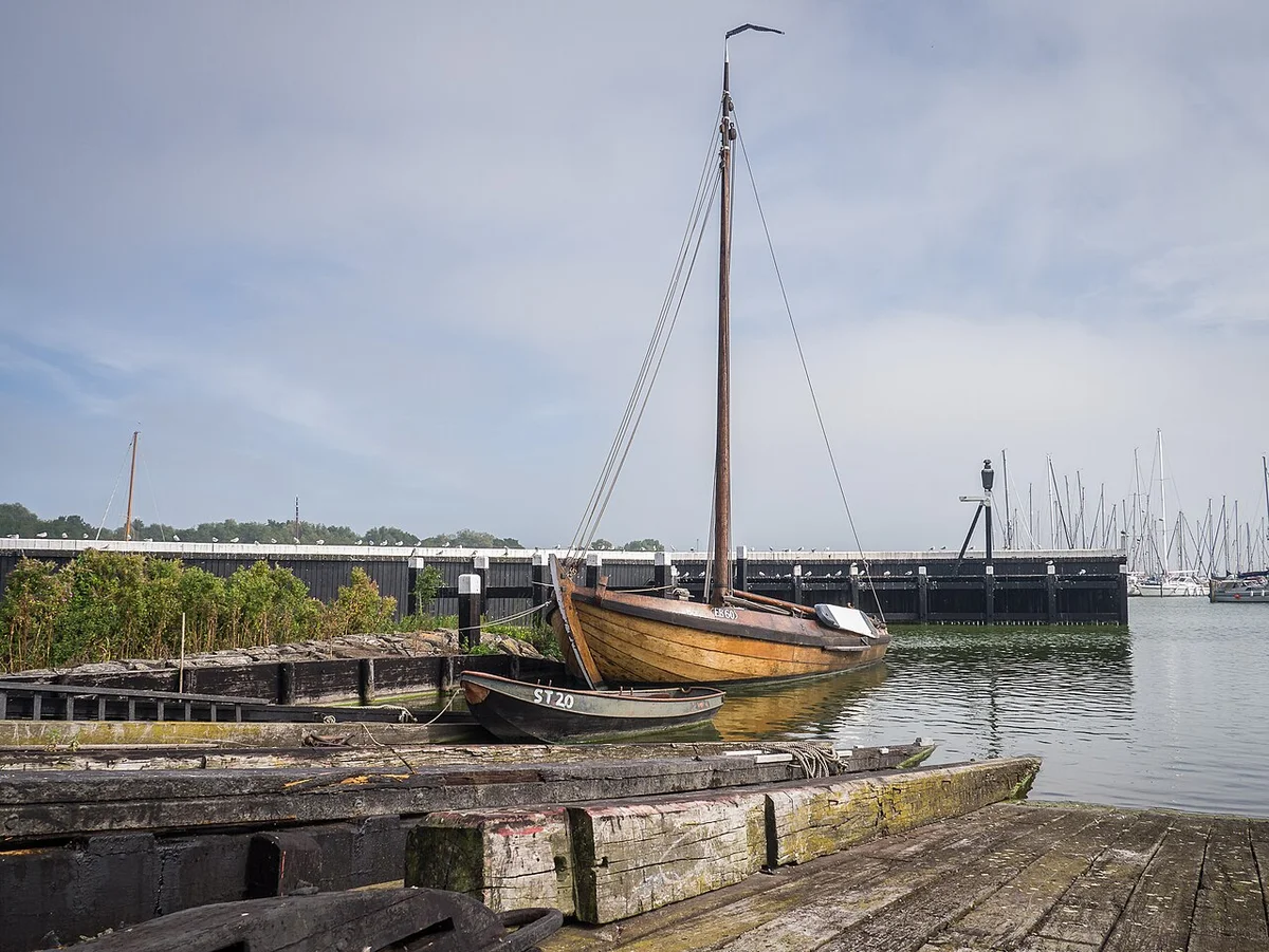 Slipway in the Zuiderzeemuseum, Enkhuizen.